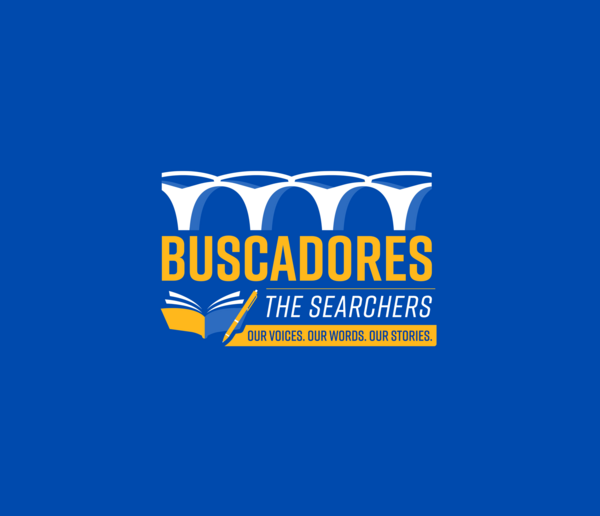 Buscadores Logo The Searchers Our Voices Our Words Our Stories