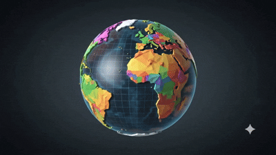 Spinning Globe GIF