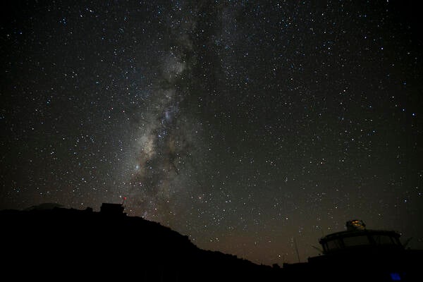 Searching the Milky Way in a Dark Zone