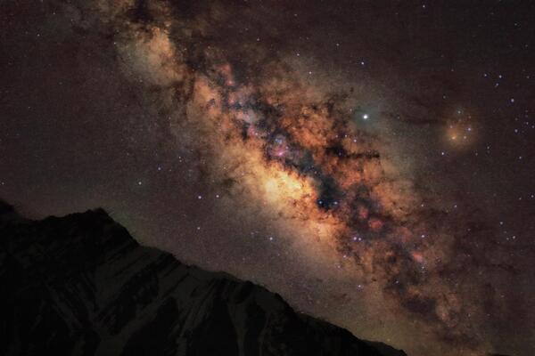 Searching the Milky Way in a Dark Zone