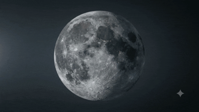 Spinning Moon