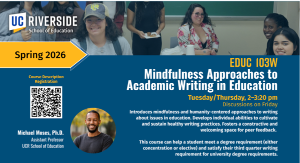 Course Spotlight: EDUC 103W